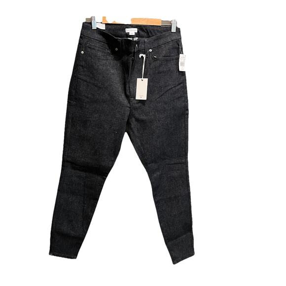 Good American Denethic Deep Blue Always Fits Skinny Women's Jeans Size 14-18 - Picture 1 of 6